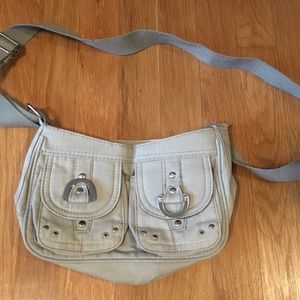 Light green crossover purse